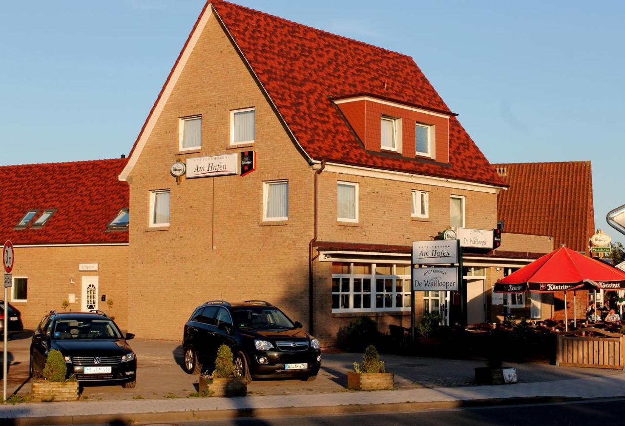 Hotel Pension Am Hafen Norddeich (Norden) Exterior foto